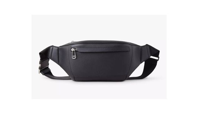 Mulberry Utility Postman's Buckle Cross-Boarded Grain Leather Belt Bag