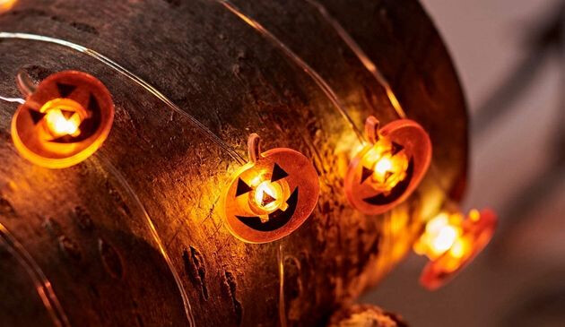 Lights4Fun Halloween Pumpkin Fairy Lights