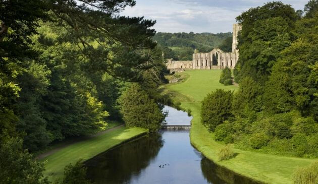 Fountains Abbey and Studley Royal Water Garden, Yorkshire