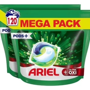 Ariel + Oxi Stain Remover All-In-1 Pods Washing Liquid Capsules 39 Washes