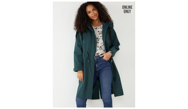 Fat Face Taylor Long Waterproof Jacket