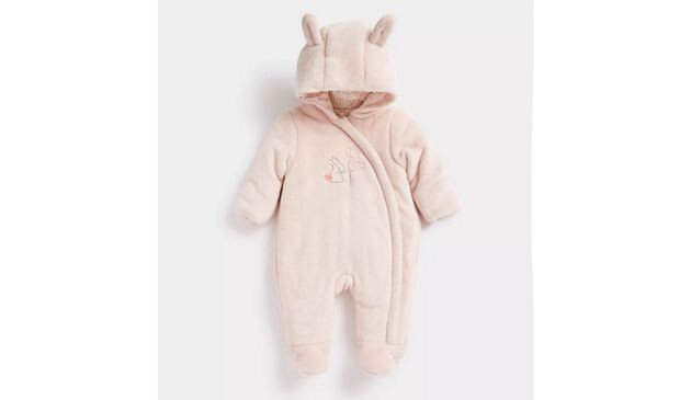 Boots Fluffy Bunny Pramsuit