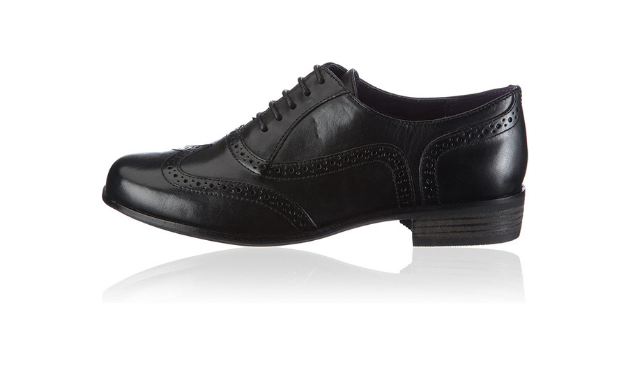 A pair of smart black brogues from Clarks