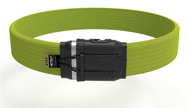 a green belt-style bike lock from Litelok