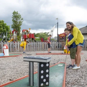 Nairn Lochloy Holiday Park crazy golf