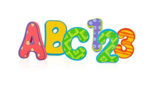 Nuby foam letters