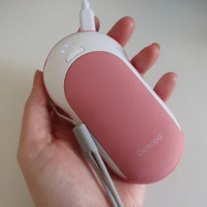 Ocoopa Quick Charge Hand Warmer in use