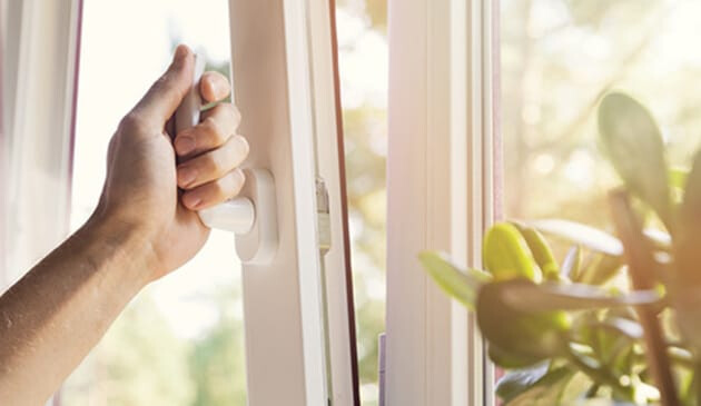 Open window
