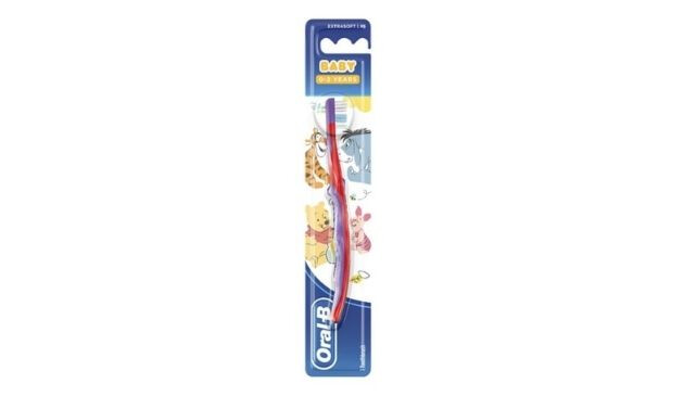 Oral B Stage 1 Pooh Bear Manual Baby Toothbrush