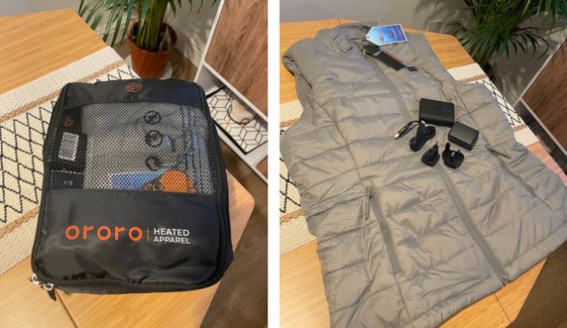Ororo Heated Vest packaging