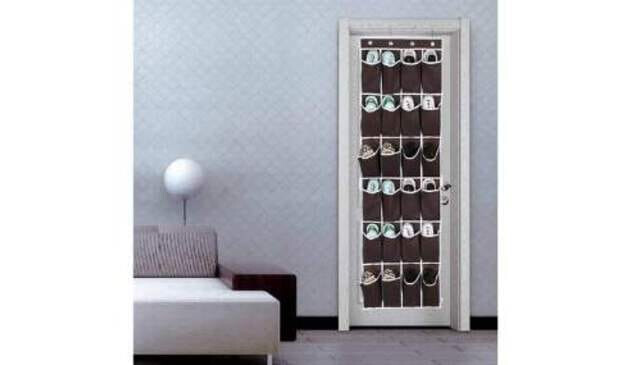 Over the door shoe rack