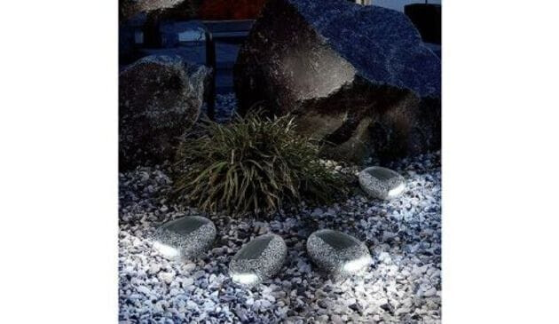 Pebble solar lights