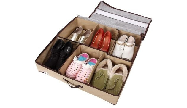 Periea underbed shoe storage