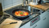 Pan on hob