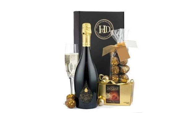 prosecco and chocolate gift box
