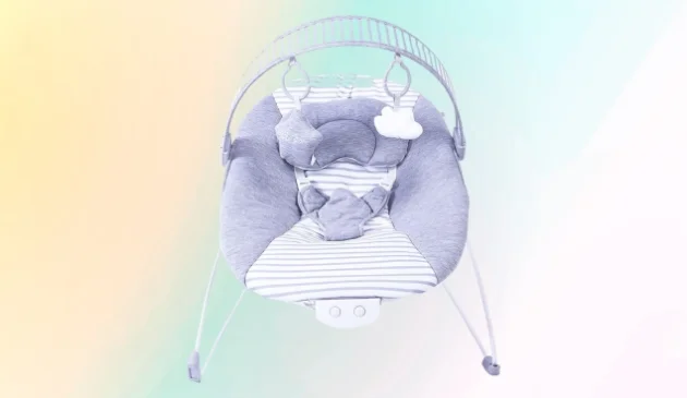 Red Kite Cozy Bounce Linen baby bouncer