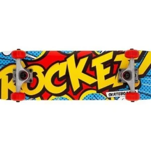 Rocket Pop Art Mini Skateboard