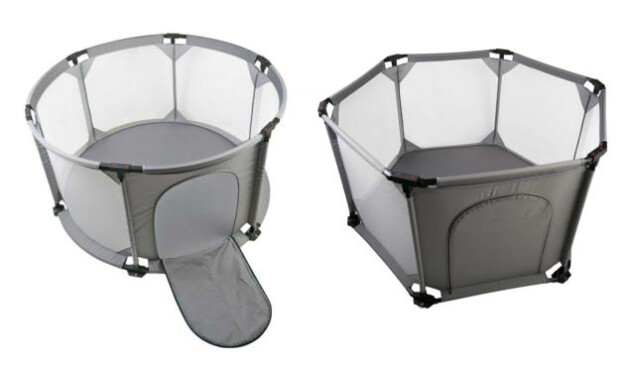 Safetots Deluxe Fabric round and hexagonal playpens
