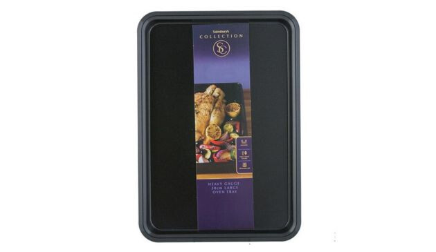Sainsbury's Home Oven Tray Black Large