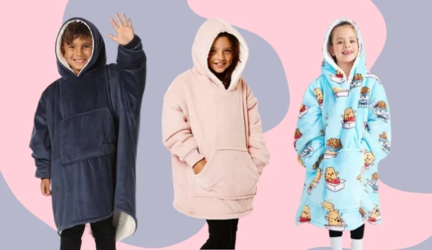 Selection of the best kids' blanket hoodies