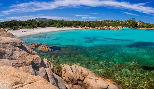 Spiaggia Capriccioli beach in Sardinia