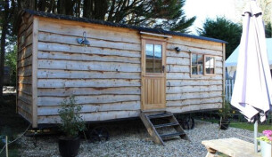 Shepherds hut at Spot in the Woods