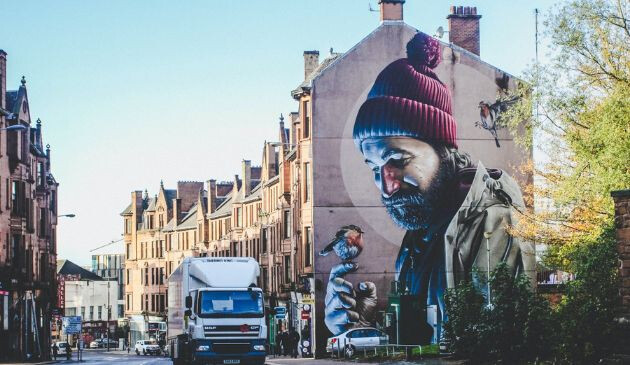 St Mungo mural, Glasgow