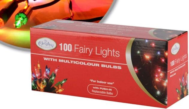 The Christmas Workshop Multi-Coloured Tree lights