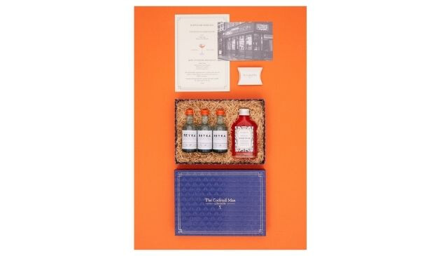 The Cocktail Man subscription box and bottles