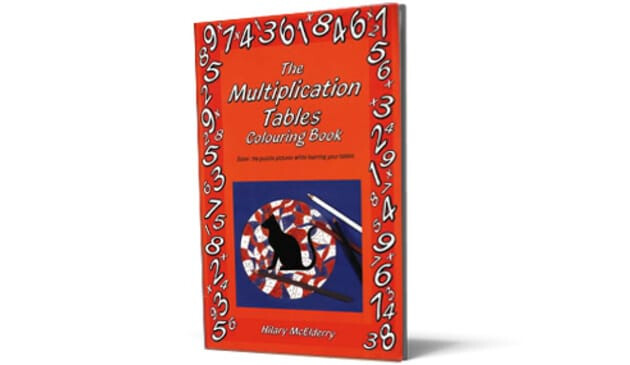 Multiplication colouring book