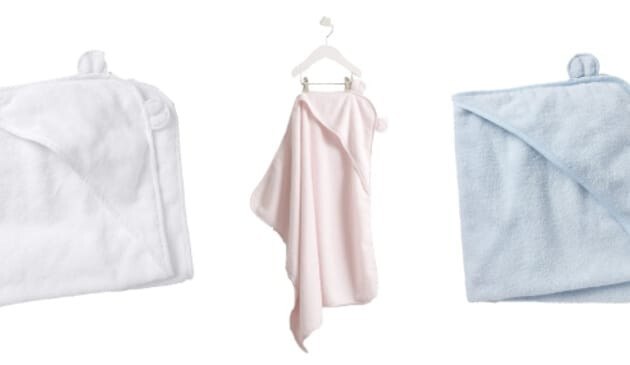 White Company baby towel