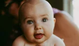 cute baby looking at the camera