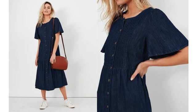lightweight denim dress