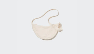 Round mini shoulder bag (corduroy)