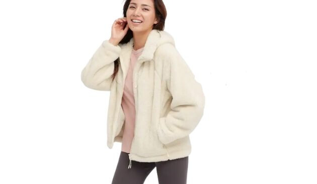 UNIQLO fleece hoodie
