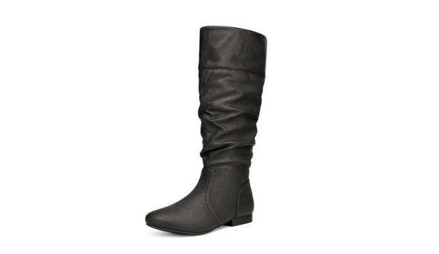 Dream Pairs Women’s BLVD Knee High Pull On Wide Calf Boots