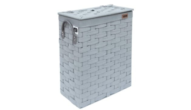 Wicker towel hamper