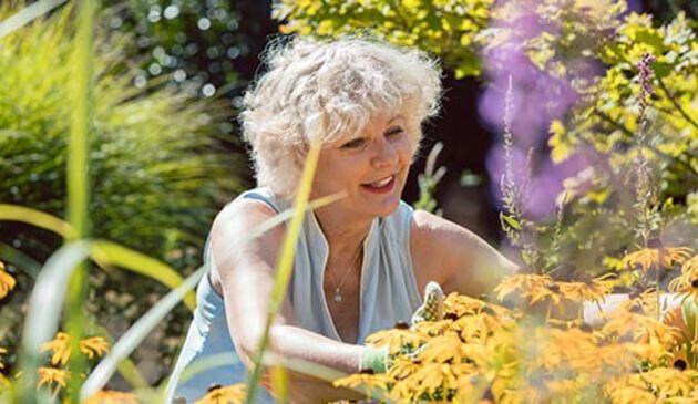 Woman in the garden