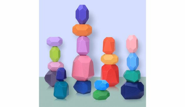 Japanese wooden stacking toys