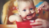 Baby eating