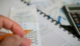 Pencil and bills