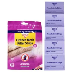 Zero In Clothes Moth Killer Strips
