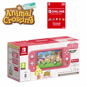 Nintendo Switch Lite Animal Crossing: New Horizons Isabelle Aloha Edition